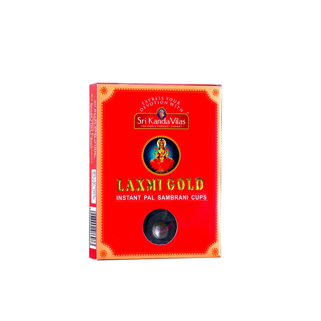 Lakshmi Gold Cup Sambrani (12 pcs)