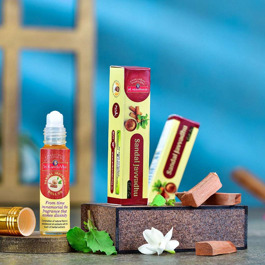 Sandal Javvadhu Rollon 10ml